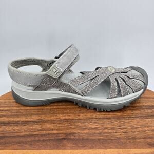 Keen Rose Sandals Womens 7 Gray Sports Trail Ankle Strap Closed Toe Outdoor